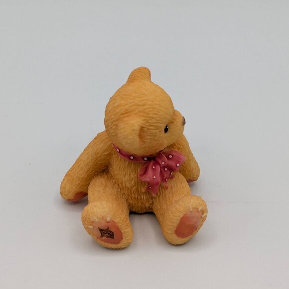 Cherished Teddies Bear with Number 7 Block (302902) 1997 - Picture 4 of 10